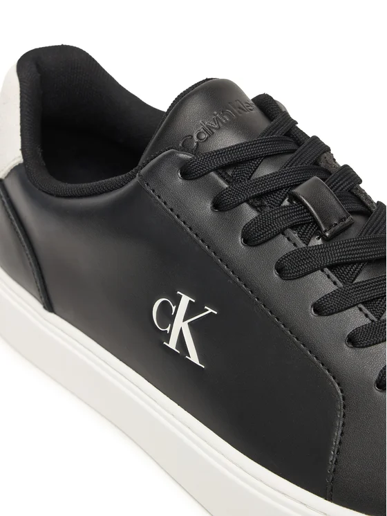 Calvin Klein Ανδρικά Παπούτσια Low Prof Cupsole Lth HM0HM02123-BEH Μαύρο - Image 5
