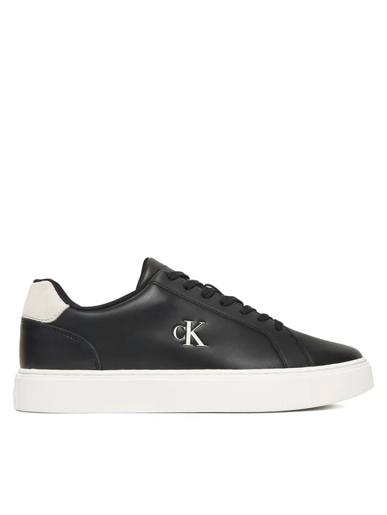 Calvin Klein Ανδρικά Παπούτσια Αθλητικά Classic Cupsole Laceup Lth YM0YM01435-0GM Μαύρο