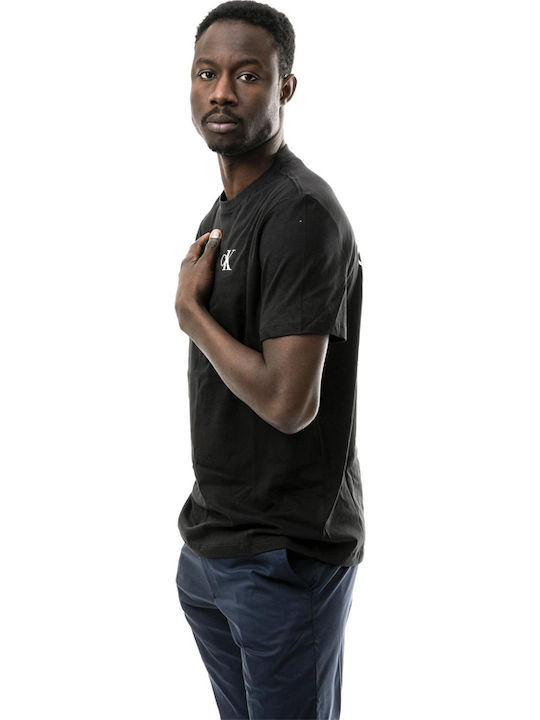 Calvin Klein Ανδρικό Κοντομάνικο T-shirt Με Γραφικό Λογότυπο Στην Πλάτη LV14RF852G-UB1 Black - Image 3