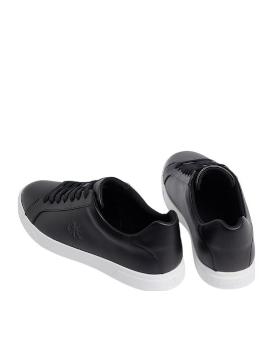 Calvin Klein Ανδρικά Παπούτσια Low Prof Cupsole Lth HM0HM02123-BEH Μαύρο - Image 3