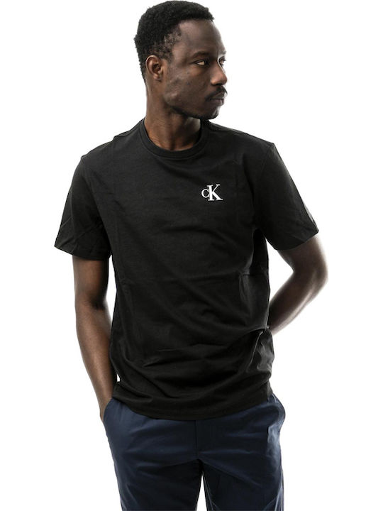 Calvin Klein Ανδρικό Κοντομάνικο T-shirt Με Γραφικό Λογότυπο Στην Πλάτη LV14RF852G-UB1 Black