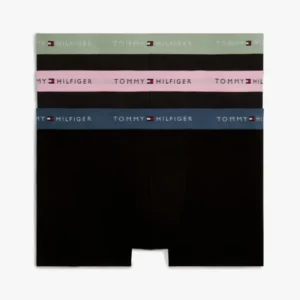 Tommy Jeans Ανδρικά Εσώρουχα 3P Trunk Wb UM0UM03890-0SX Mnt Gry/Cls Pnk/Ag Sea