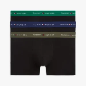 Tommy Jeans Ανδρικά Εσώρουχα 3P Trunk Wb Arm Grn/Prp Nvy/Nov Grn UM0UM03890-0YY