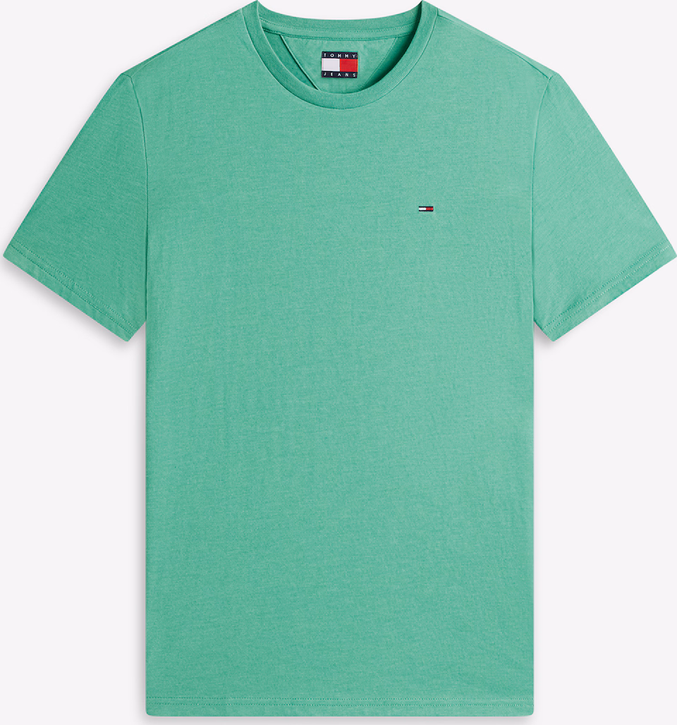 Tommy Jeans Ανδρικό Κοντομάνικο T-shirt TJM Red Sflaf Ss Tee Ext DM0DM22504-L5Y Bahama Green - Image 5