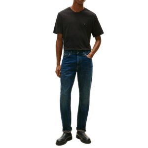 Tommy Jeans Ανδρικό Κοντομάνικο T-shirt Tjm Reg Sflag Slub Ss Tee DM0DM22514-BDS Black