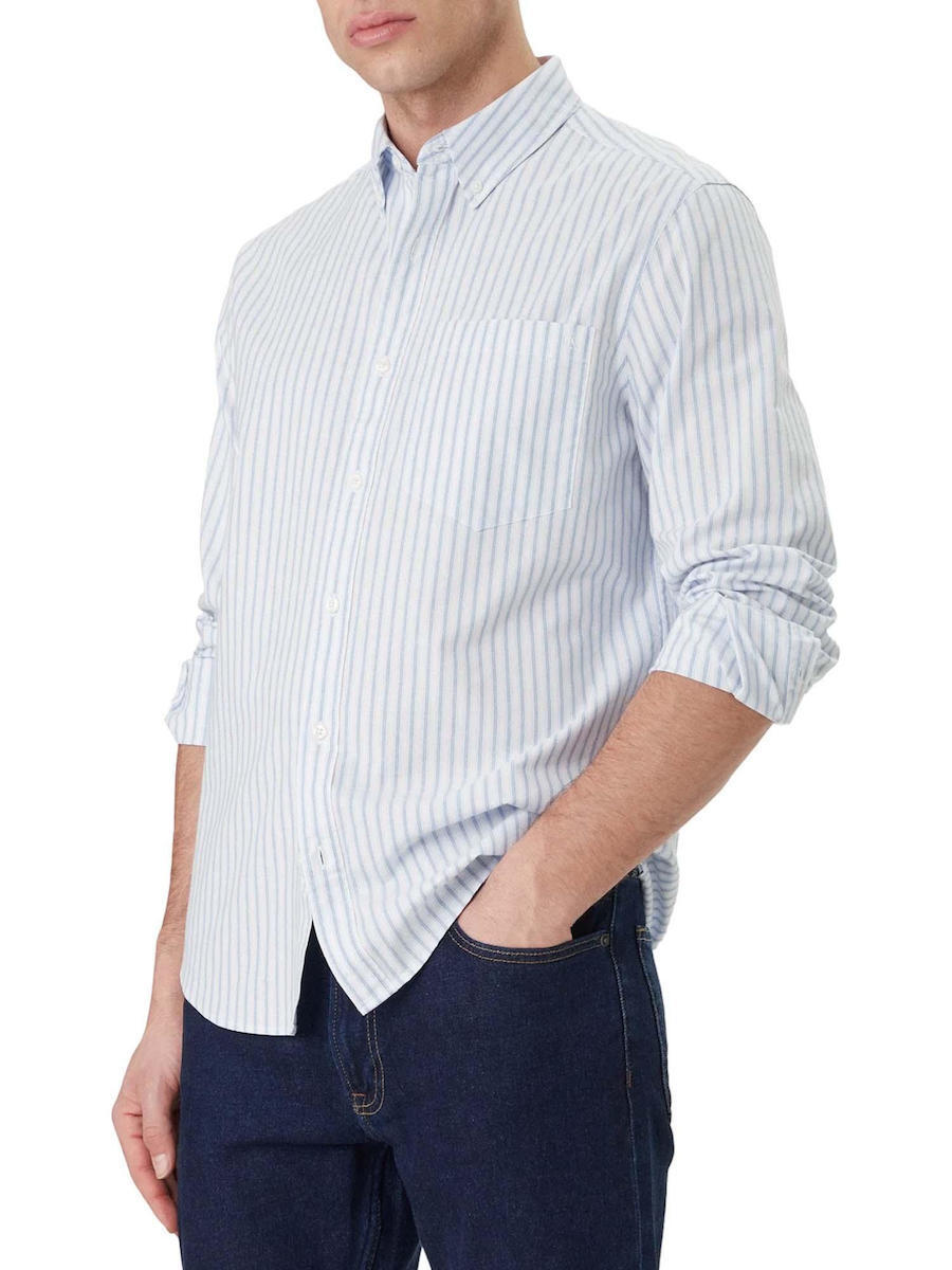 Calvin Klein Ανδρικό Μακρυμάνικο Πουκάμισο LV04RF100G-C32 Blue Descent