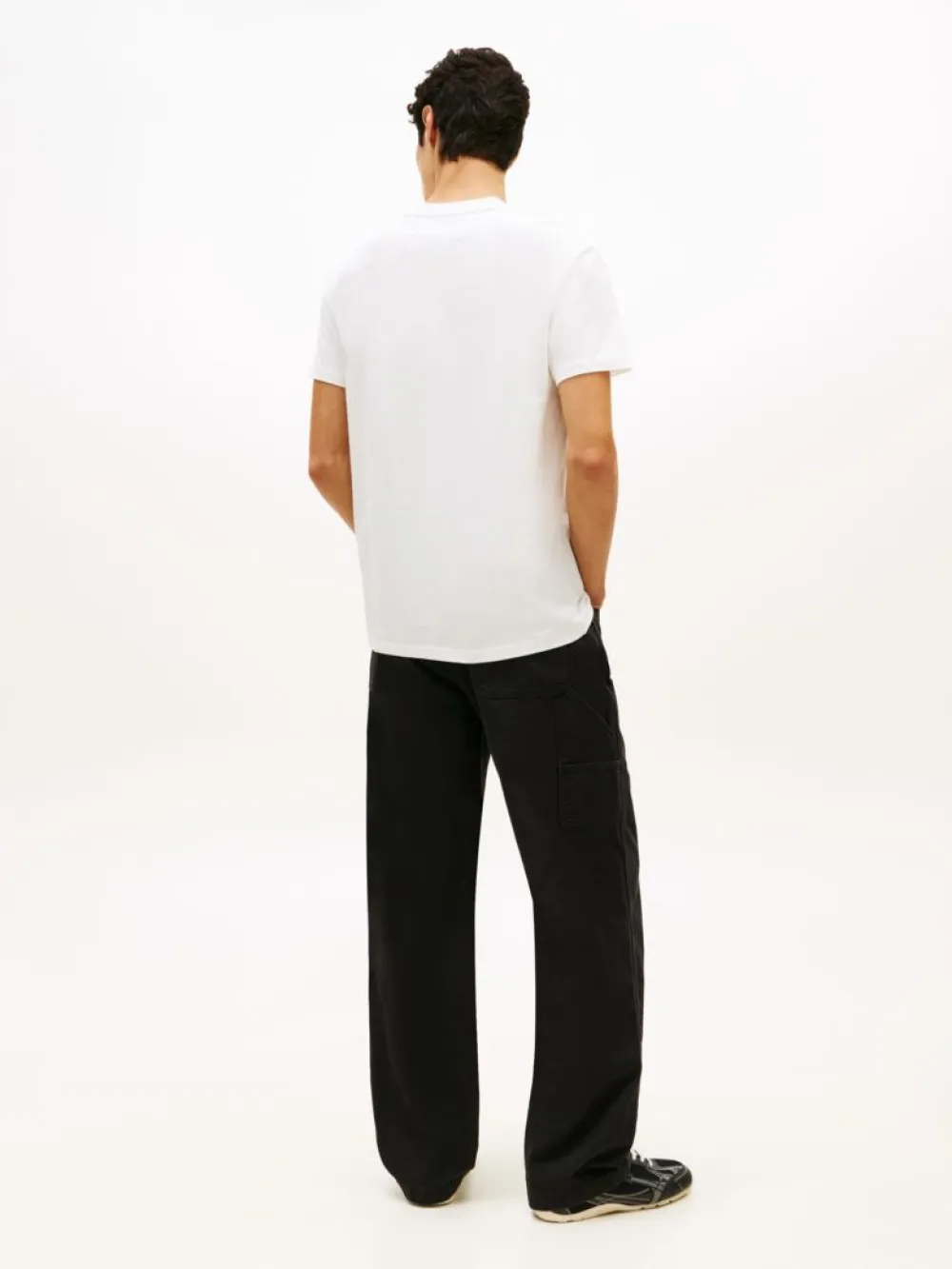 Tommy Jeans Ανδρικό Κοντομάνικο T-shirt Tjm Reg Vintage La Ss Tee DM0DM22548-YBL Ecru - Image 4