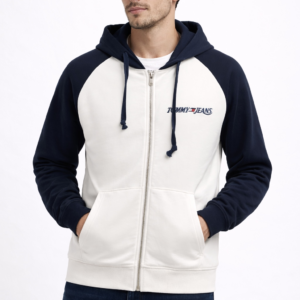 Tommy Hilfiger Ανδρική Φούτερ Ζακέτα TJM REG LA FZ HOODIE DM0DM22692-C1G Dark Night Navy