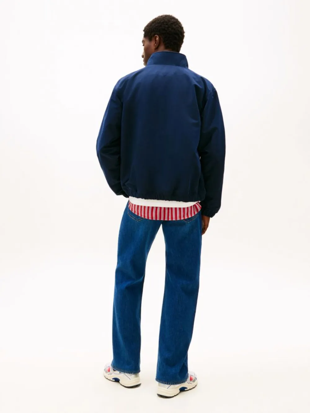 Tommy Jeans Ανδρικό Αδιάβροχο Τζάκετ Tjm Essential Jacket Ext DM0DM22720-C1G Dark Night Navy - Image 4