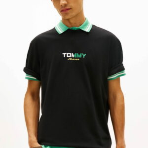 Tommy Jeans Ανδρικό Κοντομάνικο T-shirt Tjm Rlx La Backprint Ss Tee Ext DM0DM22534-BDS Black