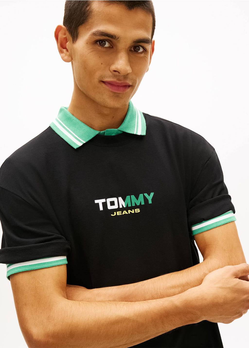 Tommy Jeans Ανδρικό Κοντομάνικο T-shirt Tjm Rlx La Backprint Ss Tee Ext DM0DM22534-BDS Black - Image 2