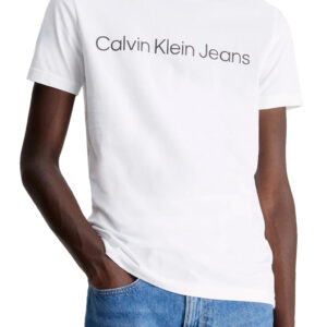 Calvin Klein Ανδρικό Κοντομάνικο T-shirt LV04RAB810-YAF Bright White