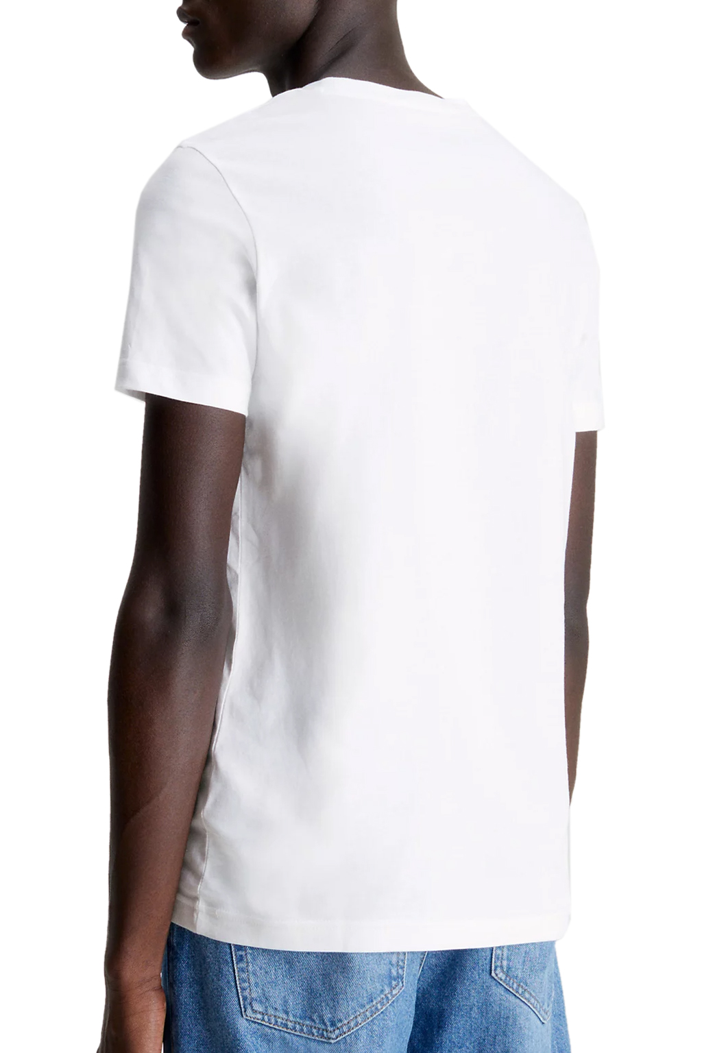 Calvin Klein Ανδρικό Κοντομάνικο T-shirt LV04RAB810-YAF Bright White - Image 3