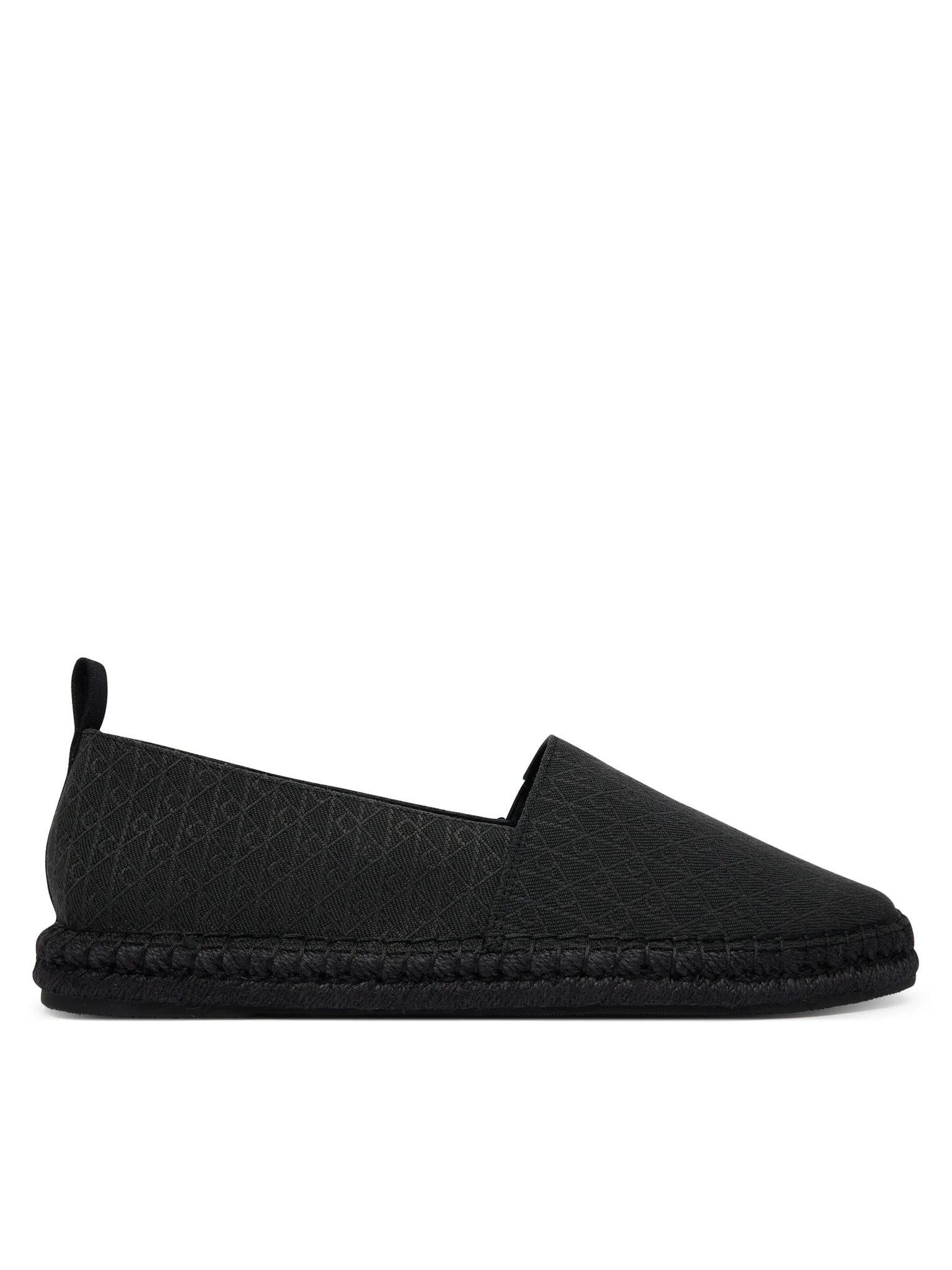 Calvin Klein Ανδρικά παπούτσια Espadrille Aop Cv HM0HM02231-0GT Triple Black Mono