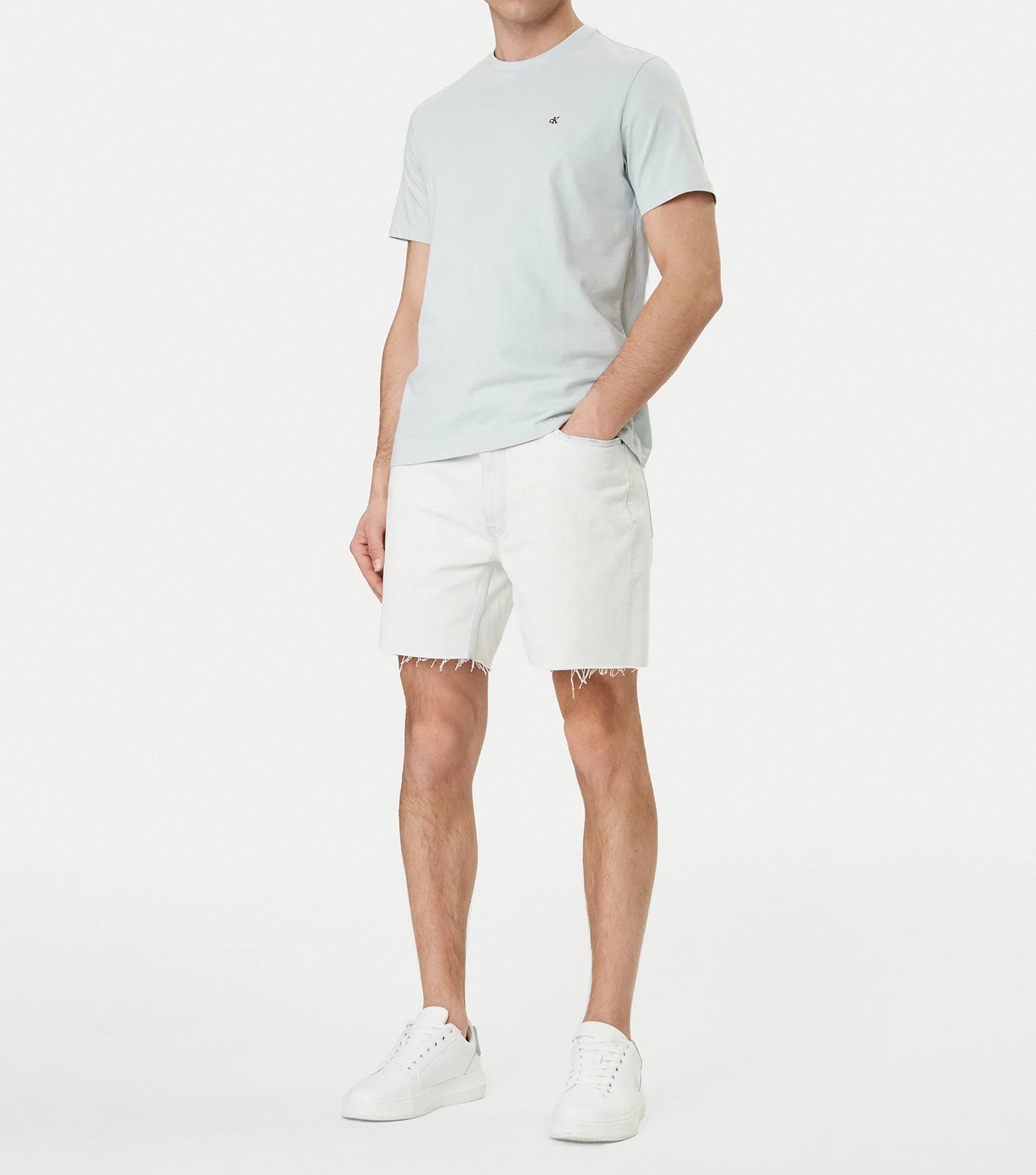 Calvin Klein Ανδρικό Κοντομάνικο T-shirt LV04RD254G-3Q0 Pale Meadow - Image 4