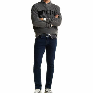 Tommy Jeans Ανδρικό Παντελόνι Τζιν Austin Slim Tprd AI4269 DM0DM21071-1BK Denim Dark
