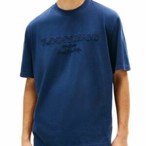 Tommy Jeans Ανδρικό Κοντομάνικο T-Shirt Tjm 90s New Classics Ss Tee DM0DM22545-C1G Dark Night Navy