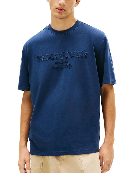 Tommy Jeans Ανδρικό Κοντομάνικο T-Shirt Tjm 90s New Classics Ss Tee DM0DM22545-C1G Dark Night Navy