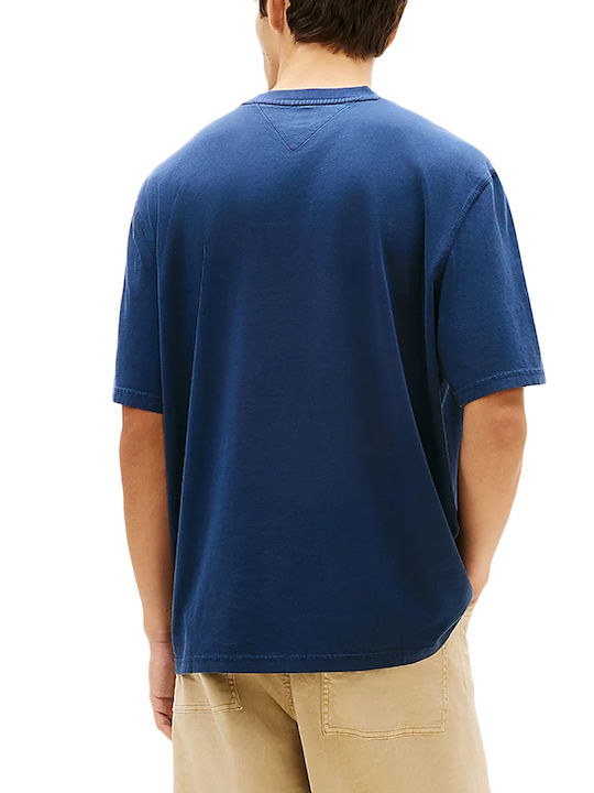 Tommy Jeans Ανδρικό Κοντομάνικο T-Shirt Tjm 90s New Classics Ss Tee DM0DM22545-C1G Dark Night Navy - Image 2