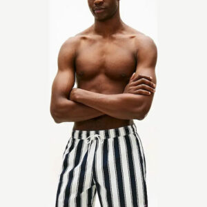 Tommy Jeans Ανδρικό Μαγιό Medium Drawsting Print UM0UM03491-0ZZ Summer Stripe Desert Sky