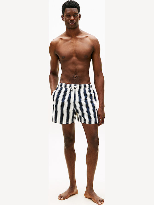 Tommy Jeans Ανδρικό Μαγιό Medium Drawsting Print UM0UM03491-0ZZ Summer Stripe Desert Sky - Image 2