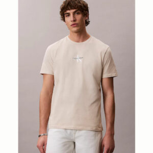 Calvin Klein Ανδρικό Κοντομάνικο T-shirt LV04RB866G-2JX Oatmeal