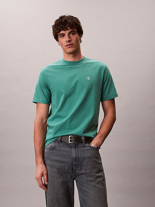 Calvin Klein Ανδρικό Κοντομάνικο T-shirt Ss Easy Monogram Tee LV04RC275G-VFL Wild Green