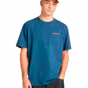 Timberland Ανδρικό Κοντομάνικο T-shirt Magnet Back Graphic Tee TB0A5MNV-EYO Blue