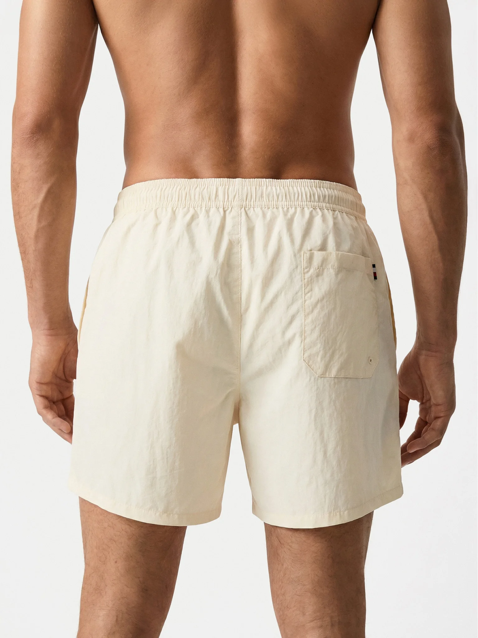 Tommy Jeans Μαγιό Σορτς Ανδρικό Medium Drawstring UM0UM03477-Z00 Ivory Petal - Image 2