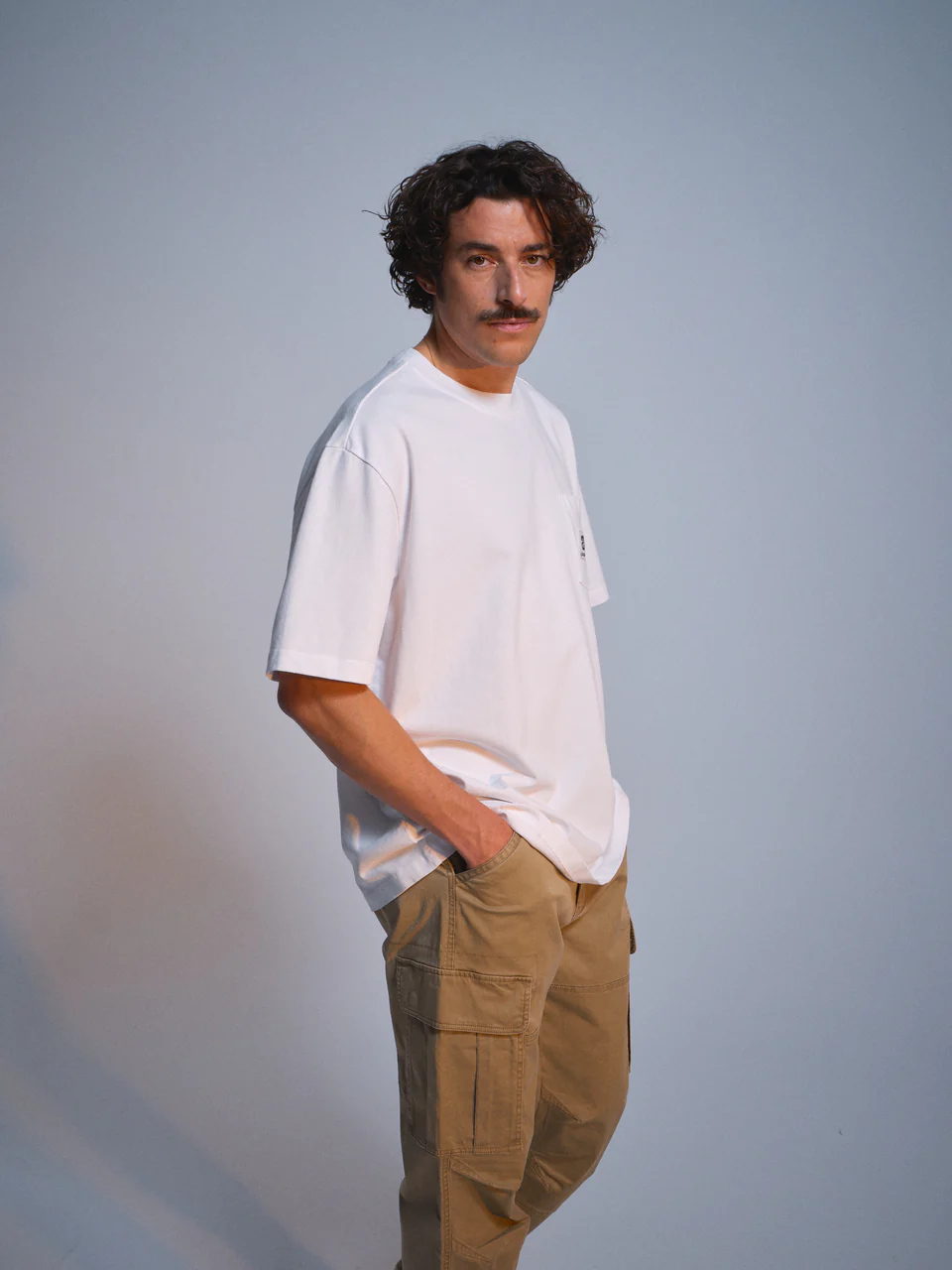 GABBA Ανδρικό Cargo Παντελόνι GABjoe Vico Cargo Pant PO12366 Sand - Image 2