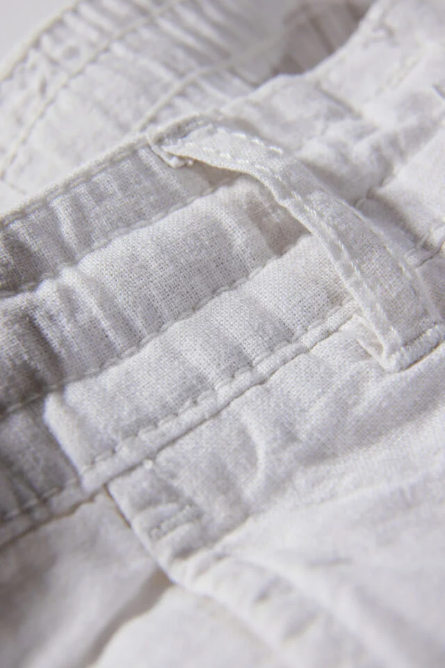 Lindbergh Ανδρική Βερμούδα Linen shorts 30-508003 White - Image 8