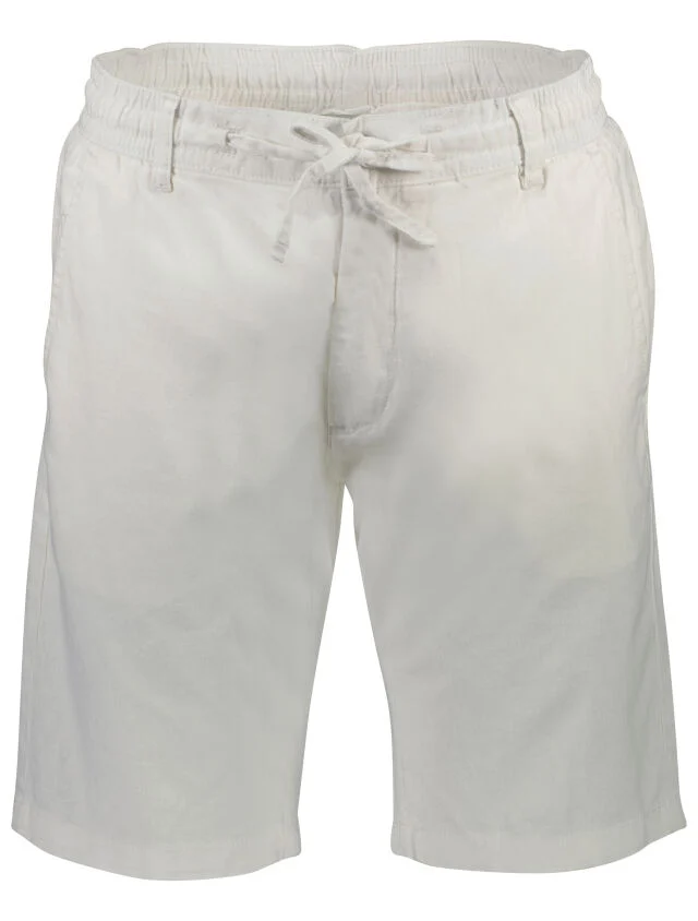 Lindbergh Ανδρική Βερμούδα Linen shorts 30-508003 White - Image 4