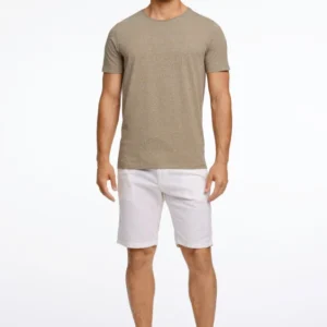 Lindbergh Ανδρική Βερμούδα Linen shorts 30-508003 White