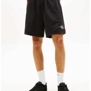 Tommy Jeans Ανδρική Βερμούδα Tjm Signature Beach Short DM0DM23017-BDS Black