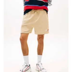 Tommy Jeans Ανδρική Βερμούδα Tjm Signature Beach Short DM0DM23017-AB9 Gentle Gold
