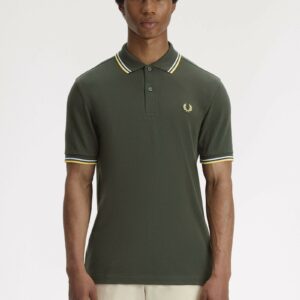 Fred Perry Ανδρικό Κοντομάνικο Polo Twin Tipped M3600-