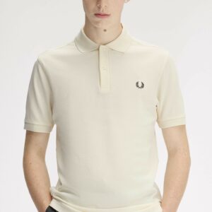 Fred Perry Ανδρικό κοντομάνικο Polo The Fred Perry Polo M6000-13B Ecru / Grassroots