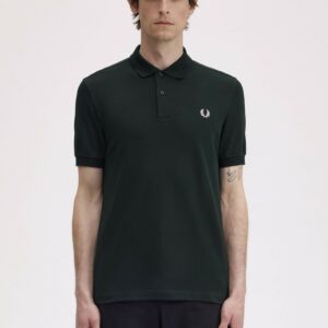 Fred Perry Ανδρικό κοντομάνικο Polo The Fred Perry Polo M6000-T50 Night Green / Snow White