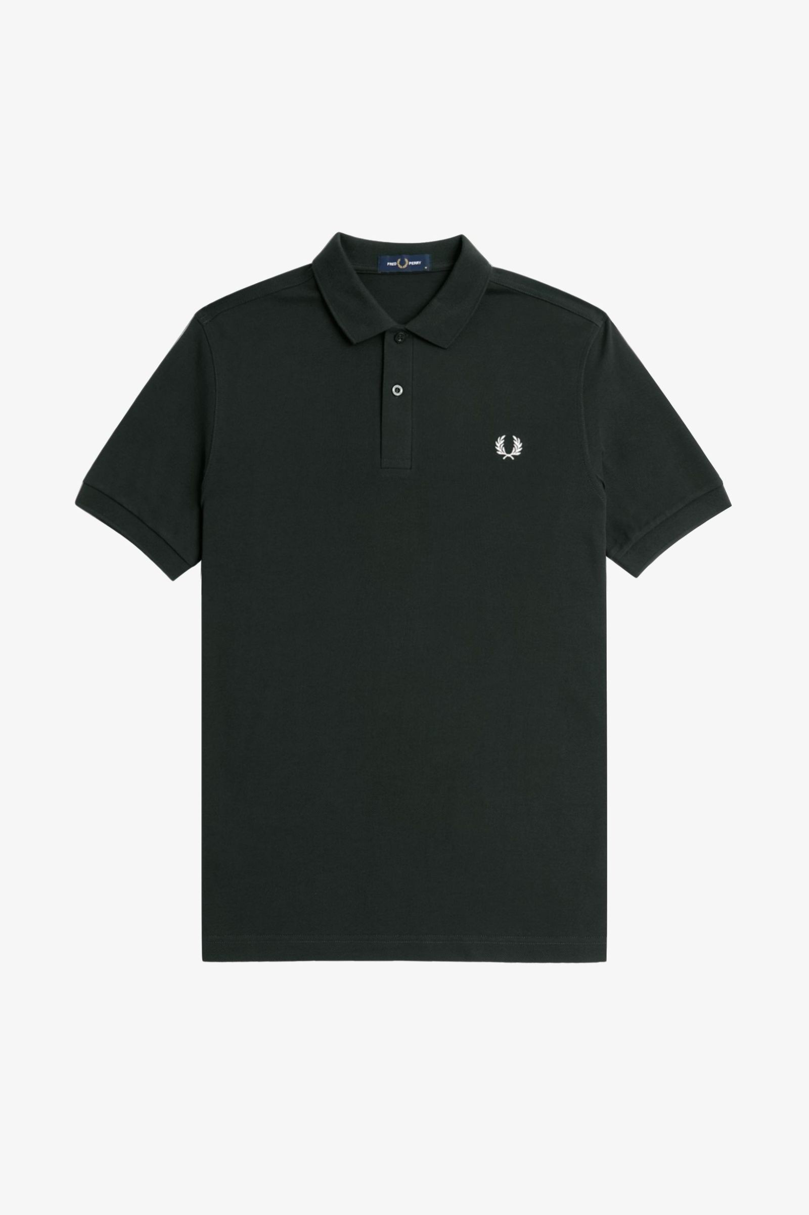 Fred Perry Ανδρικό κοντομάνικο Polo The Fred Perry Polo M6000-T50 Night Green / Snow White - Image 8